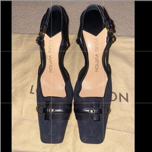Louis Vuitton black heels